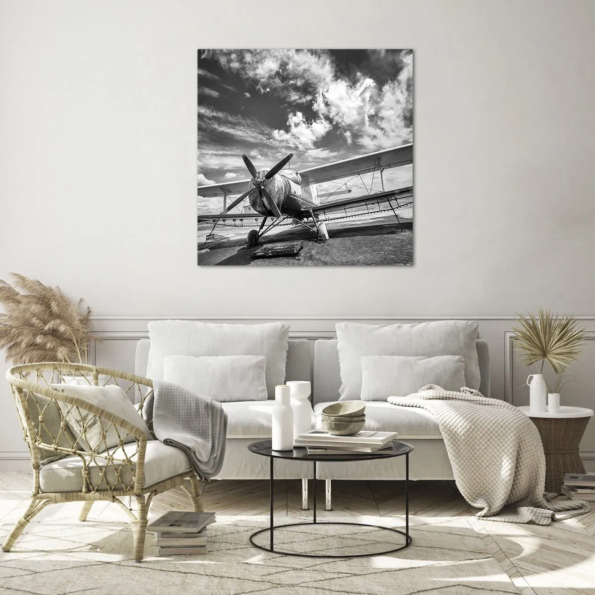 Obraz na skle - Nemohu se toho dočkat! - 30x30 cm