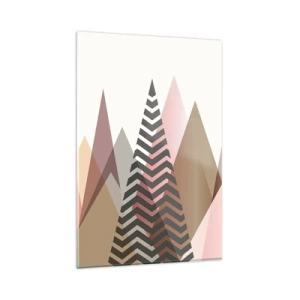 Obraz na skle - Pyramidální pohled - 80x120 cm