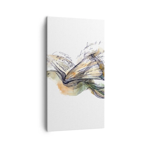 Obraz na plátně - Na křídlech poezie - 45x80 cm