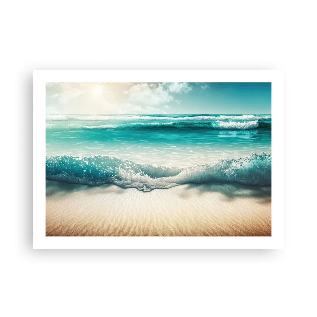 Plakát - Klid oceánu - 70x50 cm