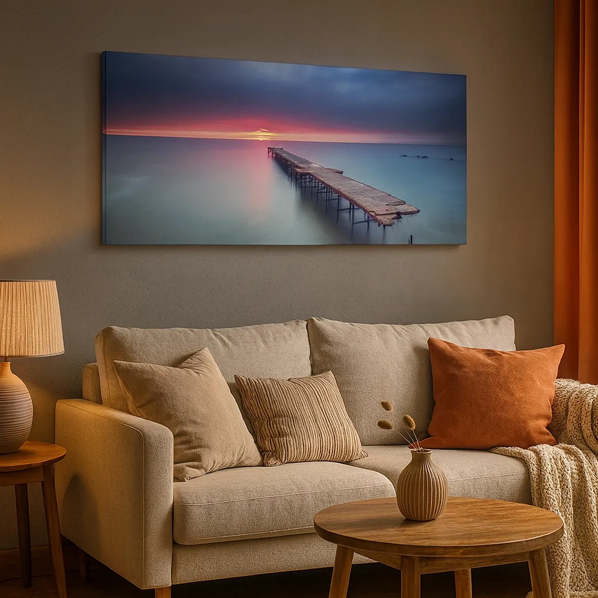 Obraz na plátně - Mezi nebem a zemí - 30x30 cm