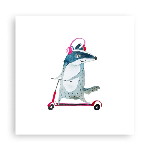 Plakát - Jezevčí radosti - 30x30 cm