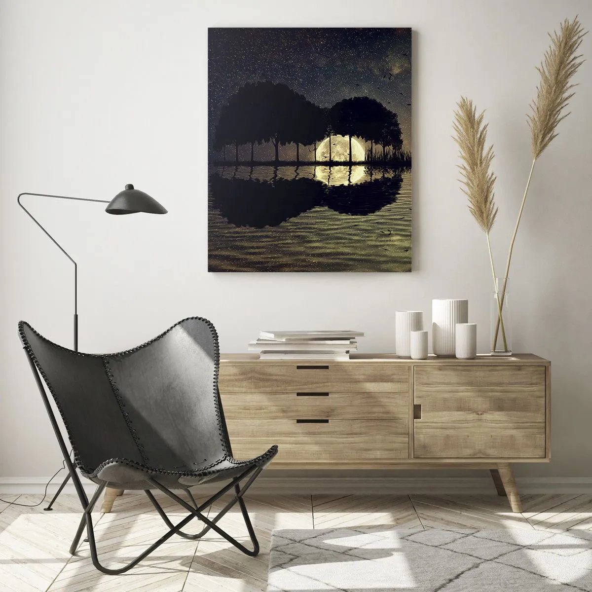 Obraz na skle - Noc na konci světa - 50x70 cm