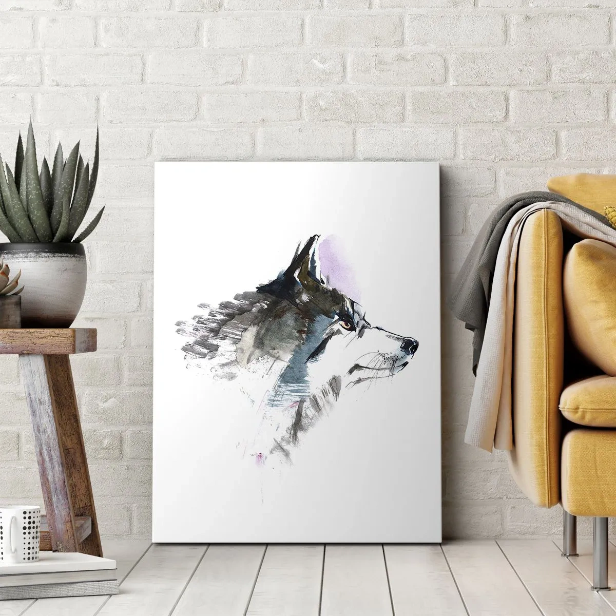 Obraz na plátně - My o vlku - 55x100 cm