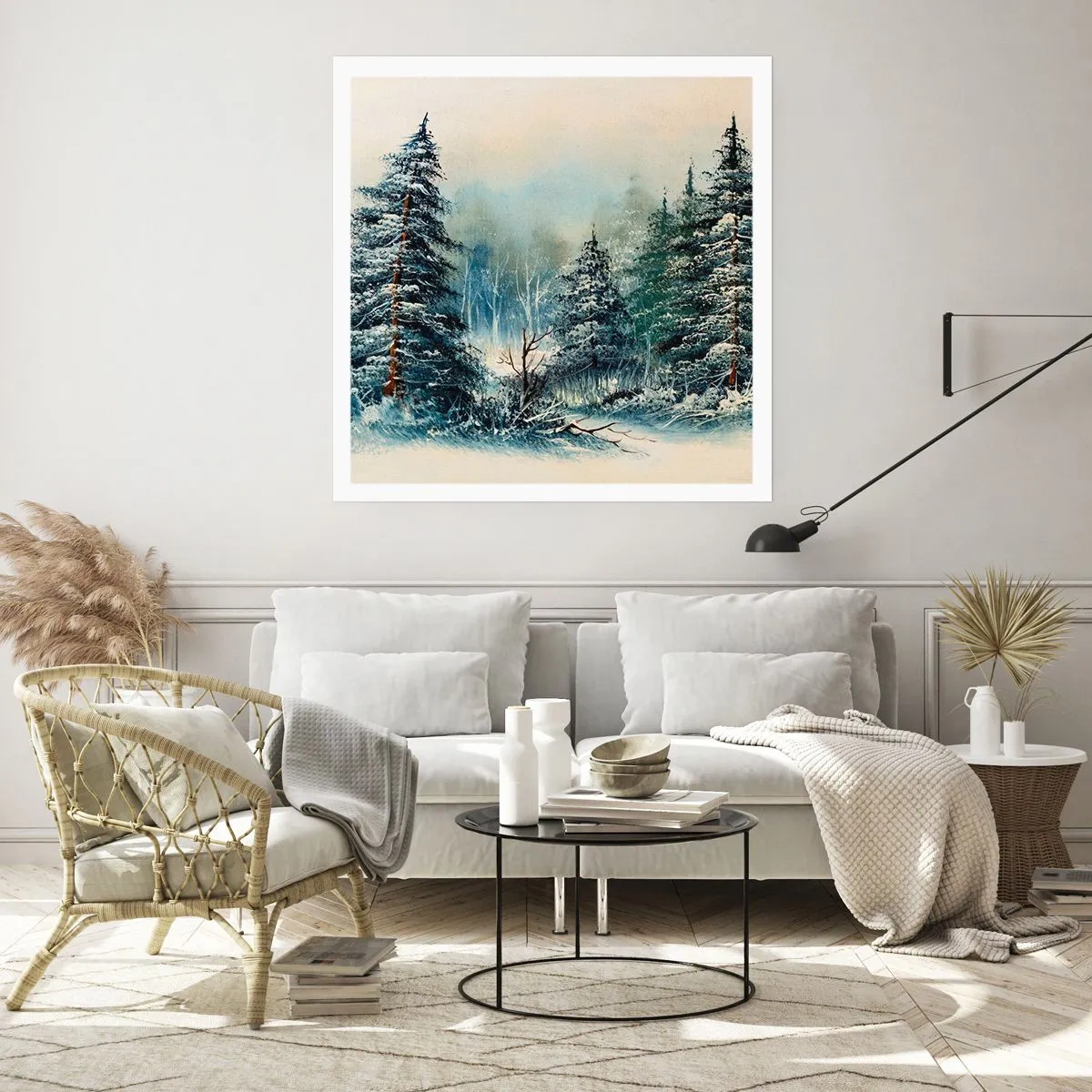 Plakát - Připravení na Vánoce - 40x40 cm