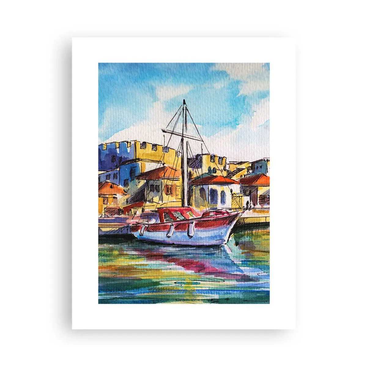 Plakát - Duhové odpoledne - 30x40 cm