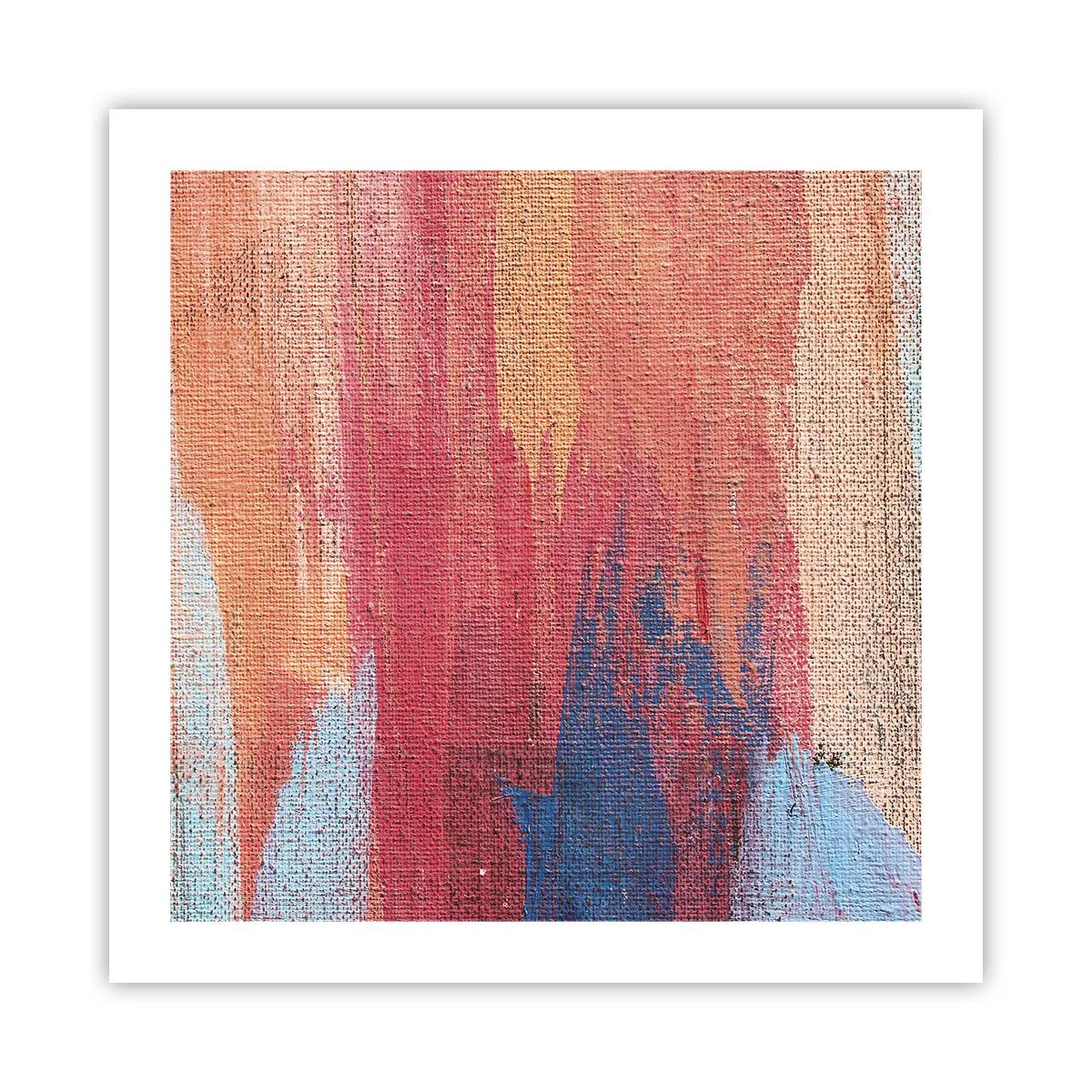 Plakát - Stékat duhou - 50x50 cm