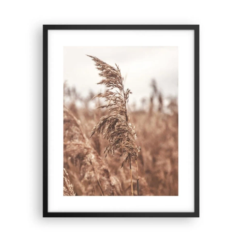 Plakát v černém rámu - Na polích už je podzim - 40x50 cm