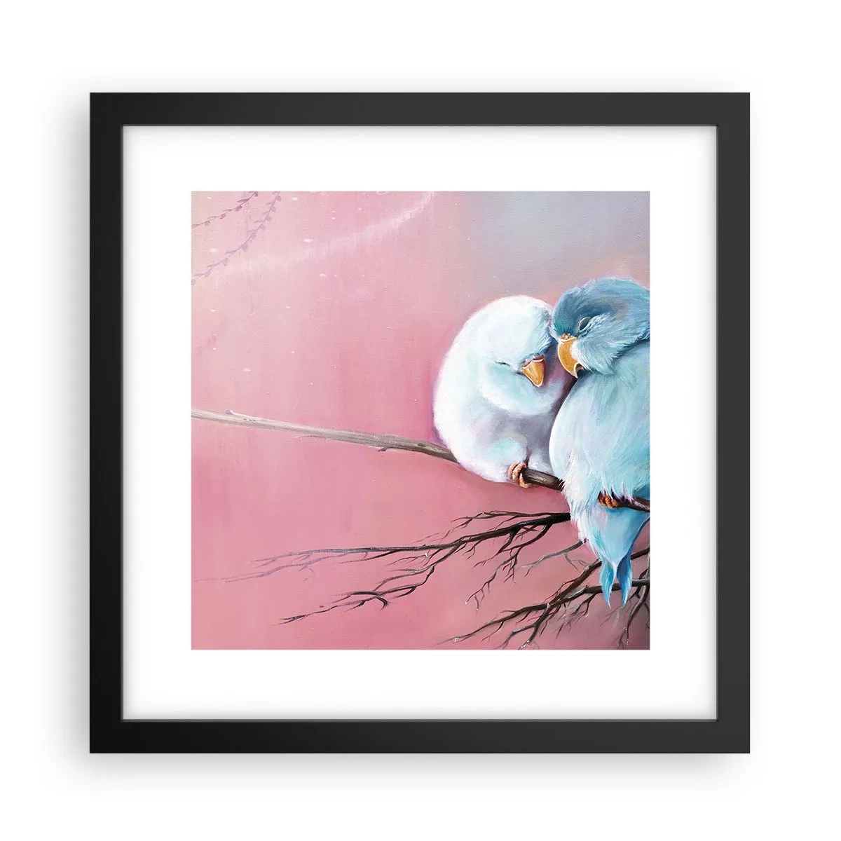 Plakát v černém rámu - Co k tomu dodat?… - 30x30 cm