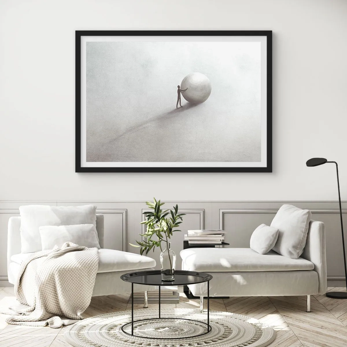 Plakát v černém rámu - Hra života - 91x61 cm