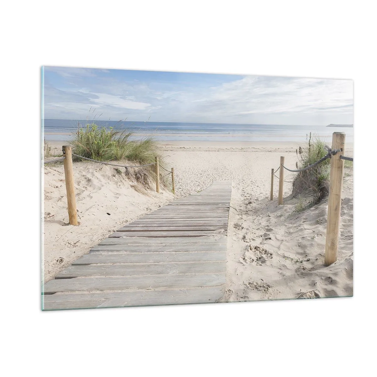 Obraz na skle - Až k horizontu - 120x80 cm