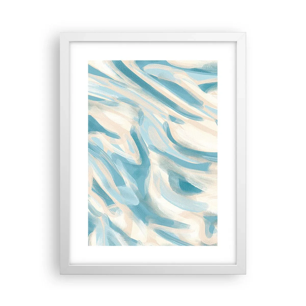 Plakát v bílém rámu - Jarní závany - 30x40 cm