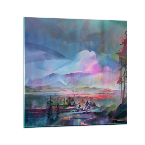 Obraz na skle - Pod přátelským nebem - 40x40 cm