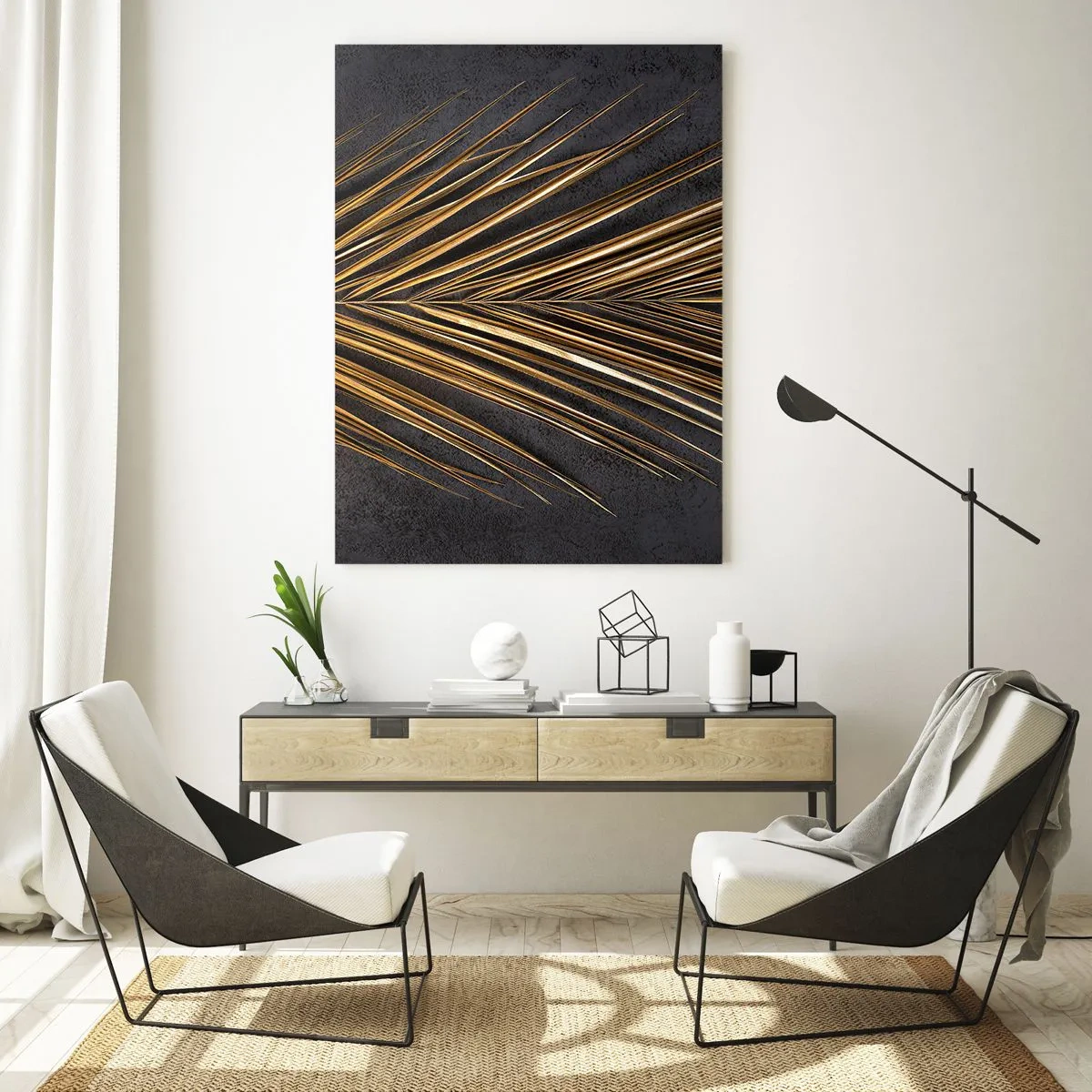 Obraz na skle - Zlato tropů - 50x70 cm