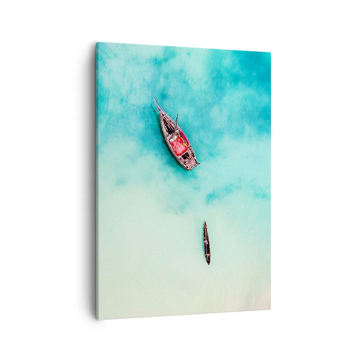 Obraz na plátně - Protože na plážích Zanzibaru, když je přebytek vody… - 50x70 cm