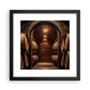 Plakát v černém rámu - Nádherný sklep - 30x30 cm