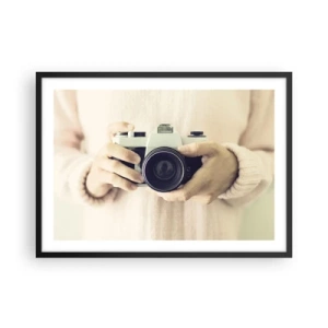 Plakát v černém rámu - Pro více informací… - 70x50 cm