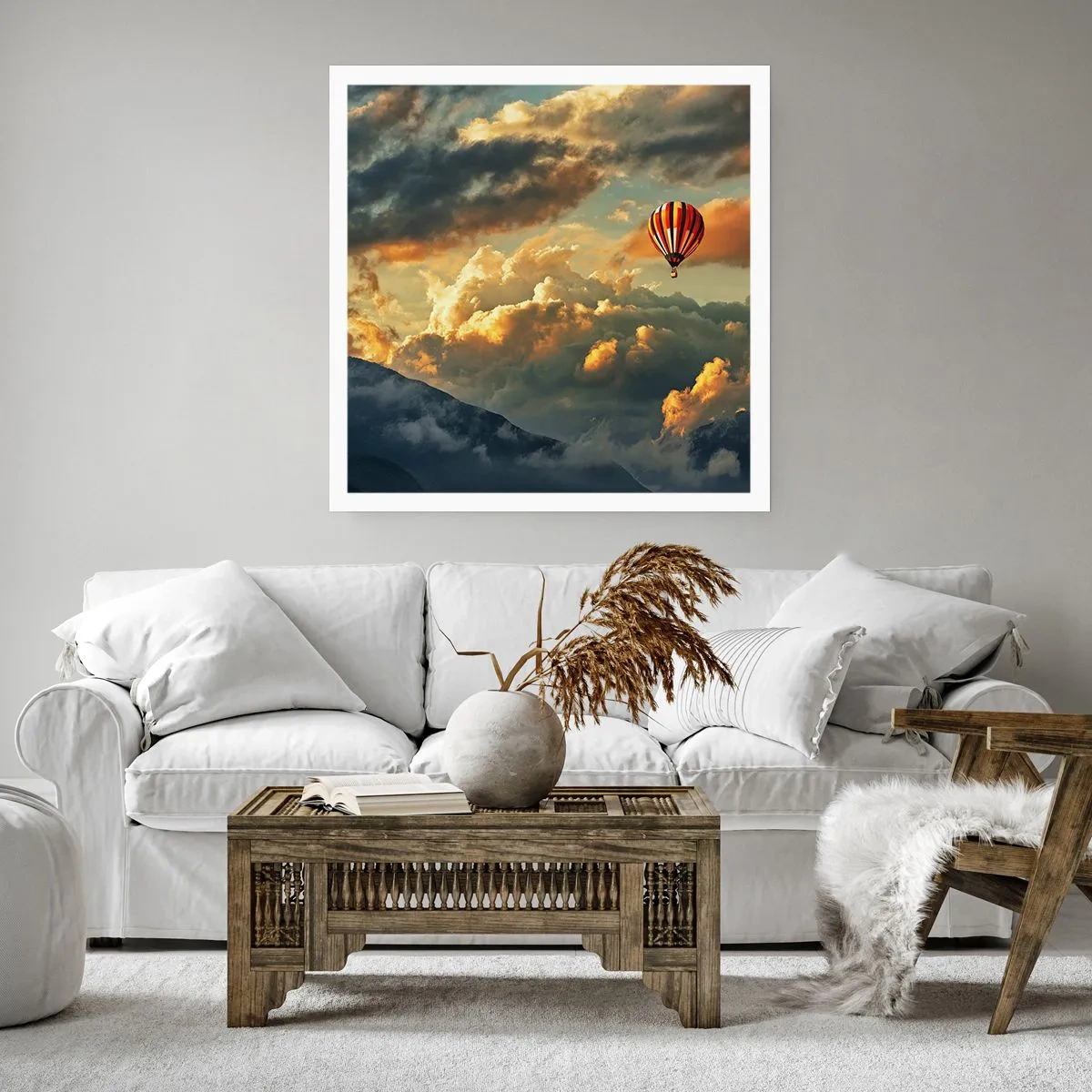 Plakát - Letím, protože chci - 30x30 cm