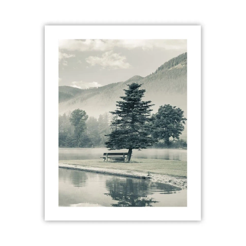 Plakát - Jezero ještě spí - 40x50 cm