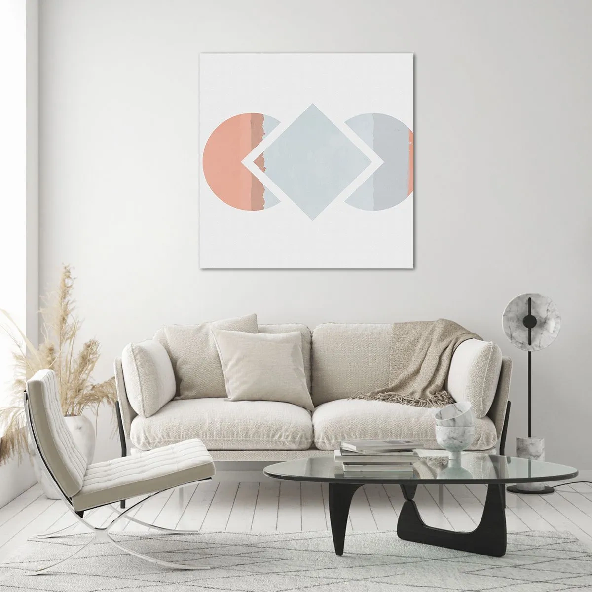 Obraz na skle - Situace je jasná - 70x70 cm