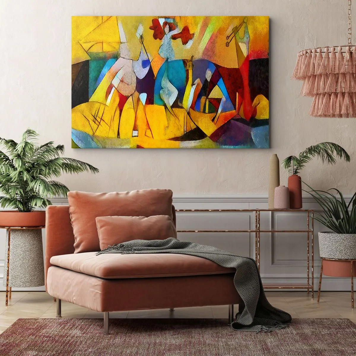 Obraz na plátně - Slunce - život - radost - 100x70 cm