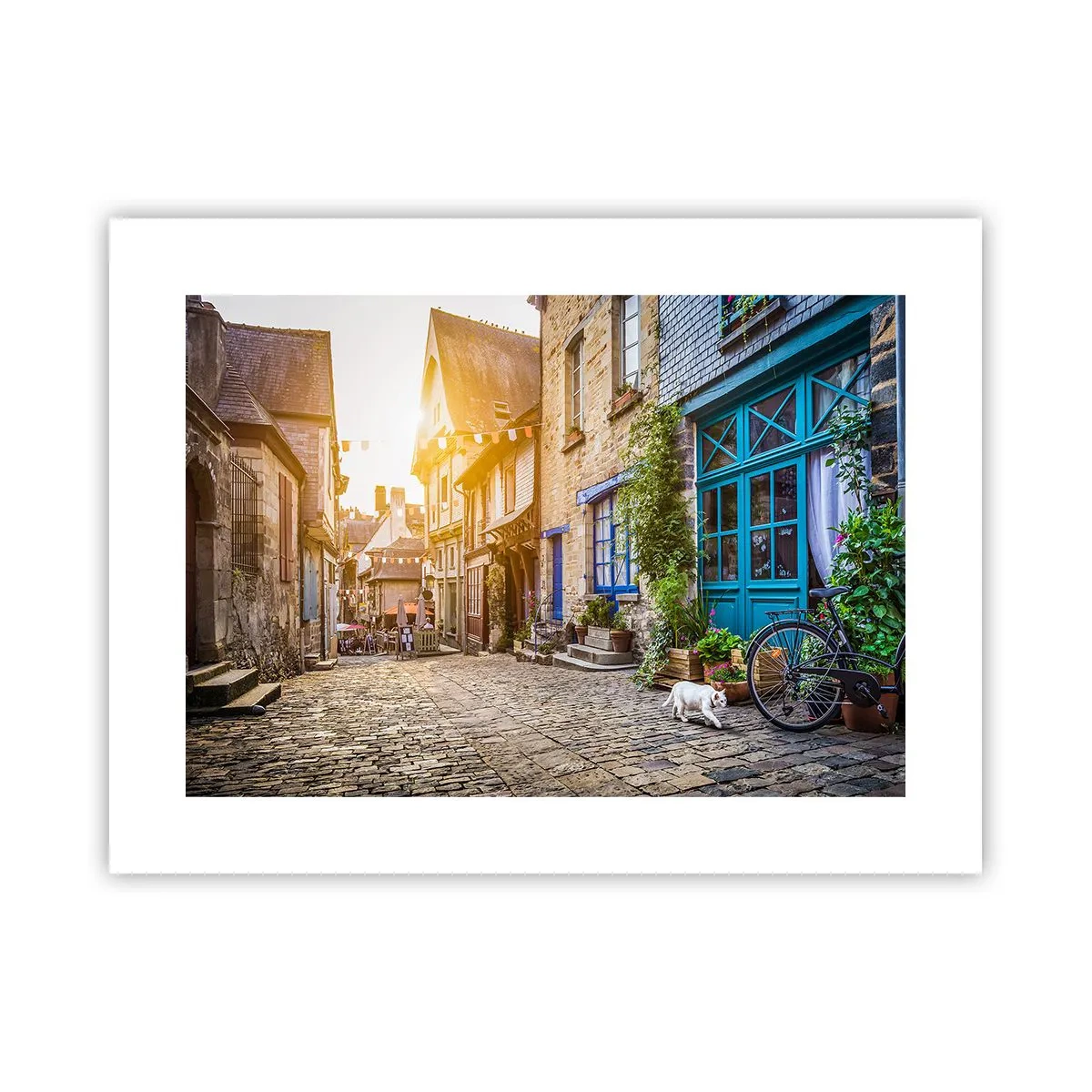 Plakát - Bílý duch městečka - 40x30 cm