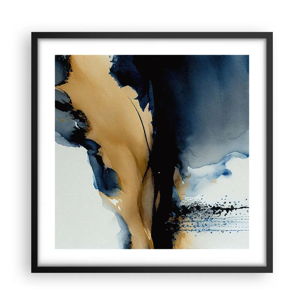 Plakát v černém rámu - Za závojem - 50x50 cm