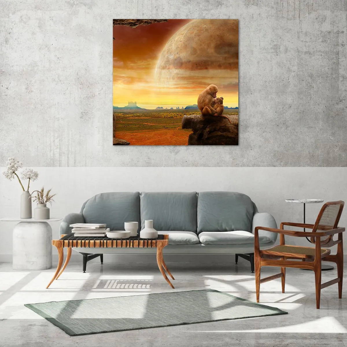Obraz na skle - Láska je všude stejná - 70x70 cm