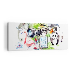 Obraz na plátně - Objektivem cestovatele - 120x50 cm