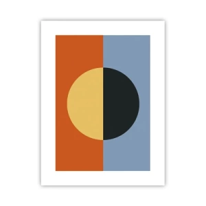 Plakát - Kompozice tepla a chladu - 30x40 cm