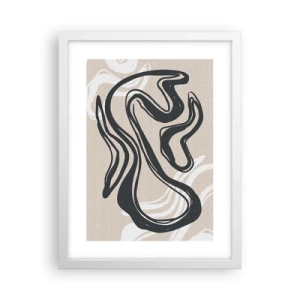 Plakát v bílém rámu - Znásobená exprese - 30x40 cm