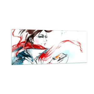 Obraz na skle - Něco se ve mně děje - 100x40 cm