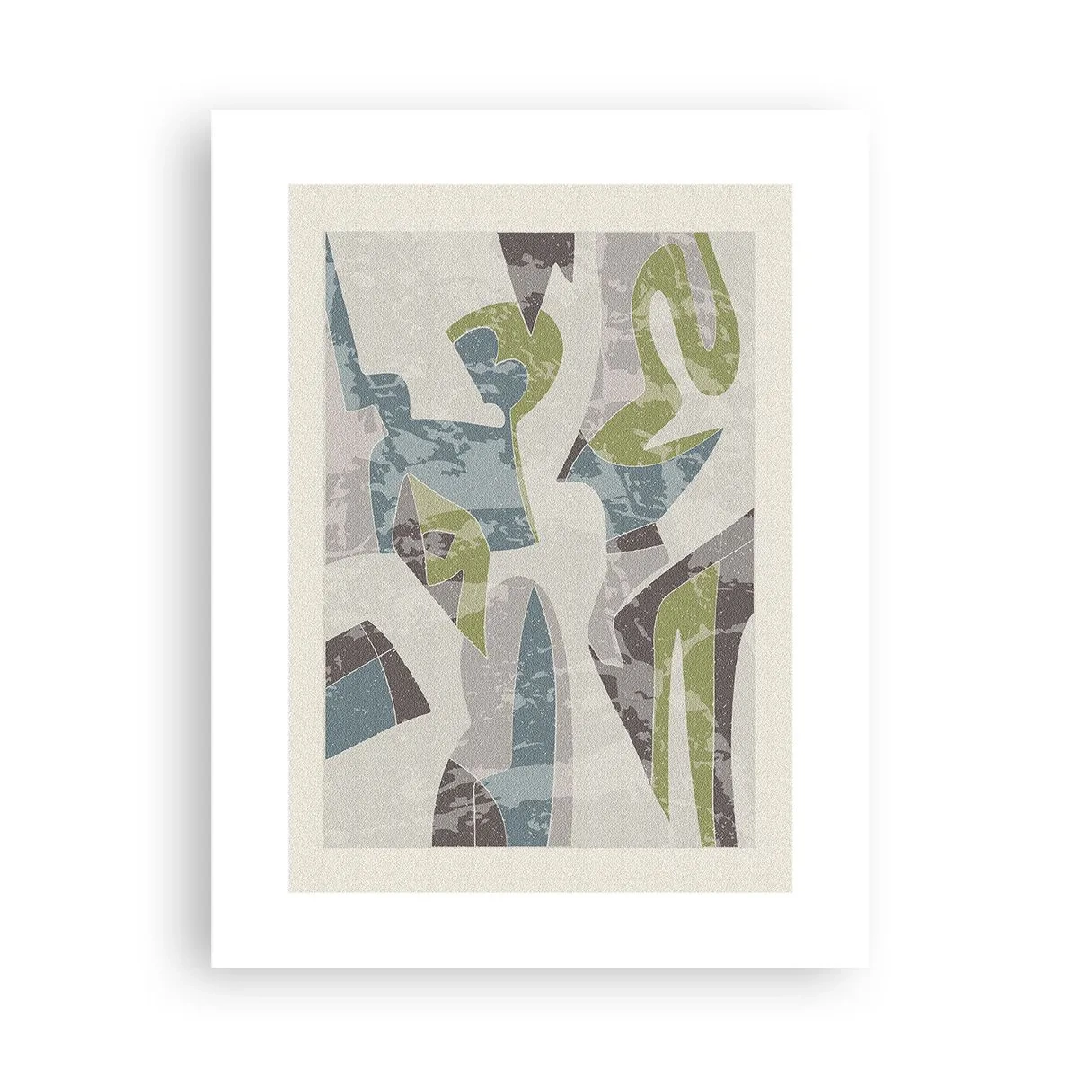 Plakát - Kompozice za sklem - 30x40 cm