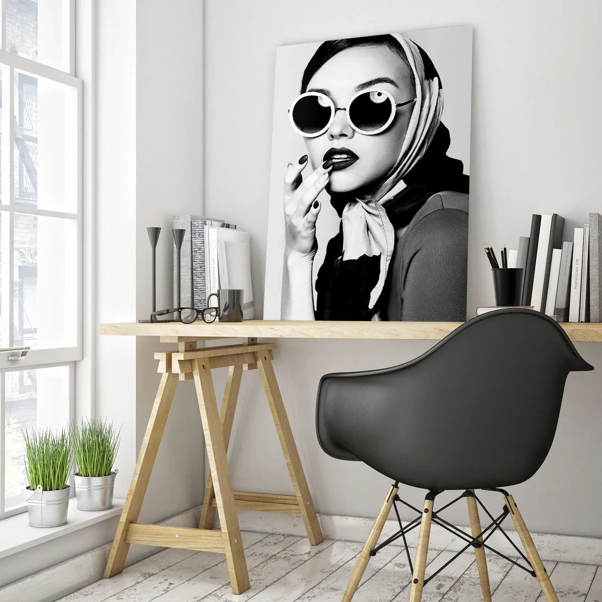 Obraz na skle - Pozdravy z 60. let - 80x120 cm