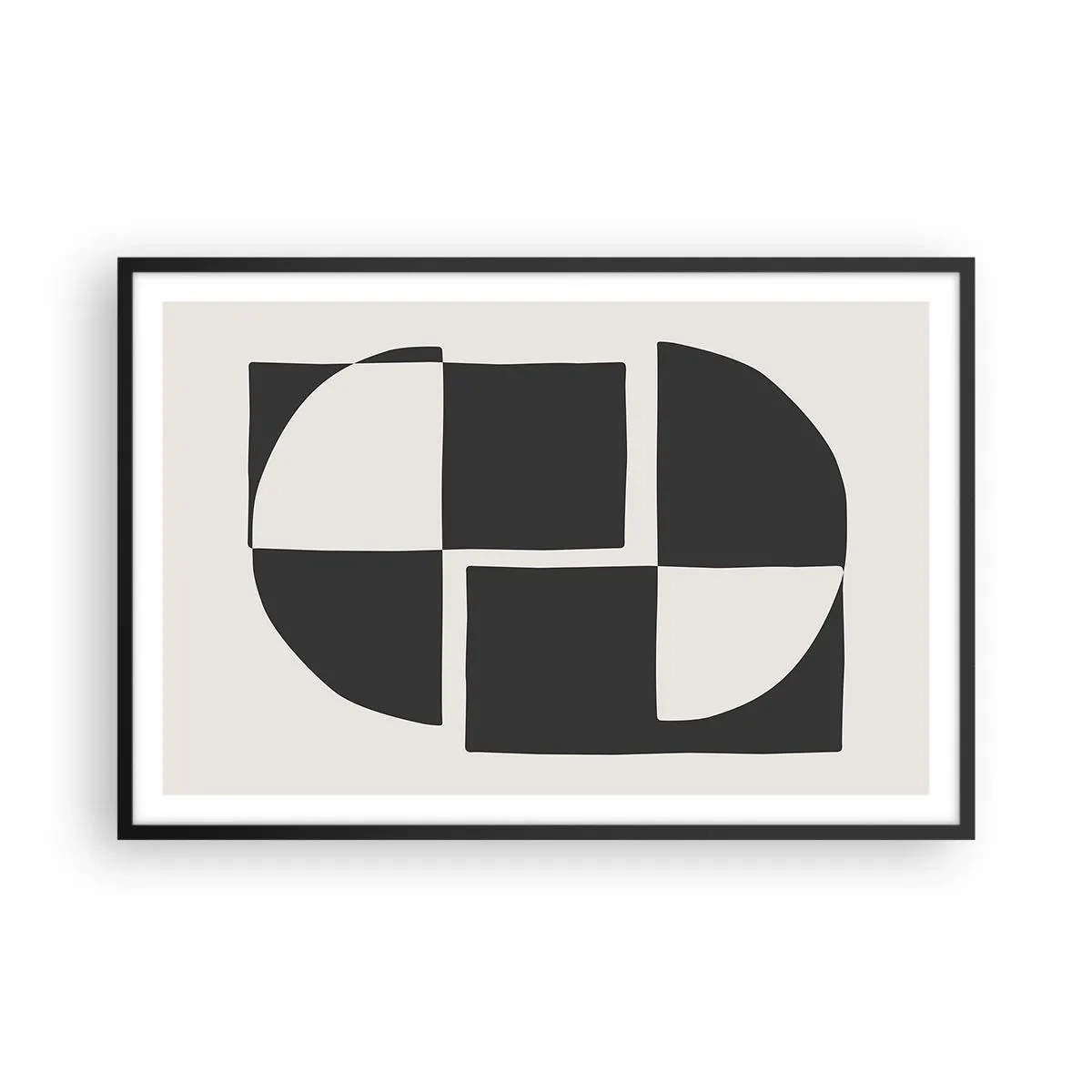 Plakát v černém rámu - Antitéza – syntéza - 91x61 cm