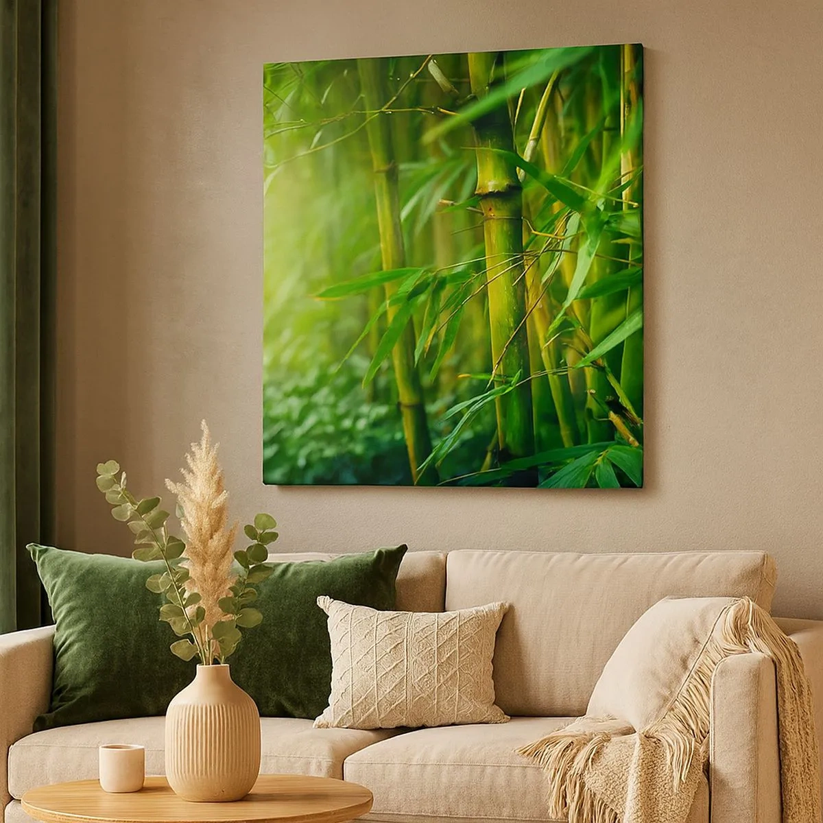 Obraz na plátně - Poznat samotnou zeleň - 30x30 cm