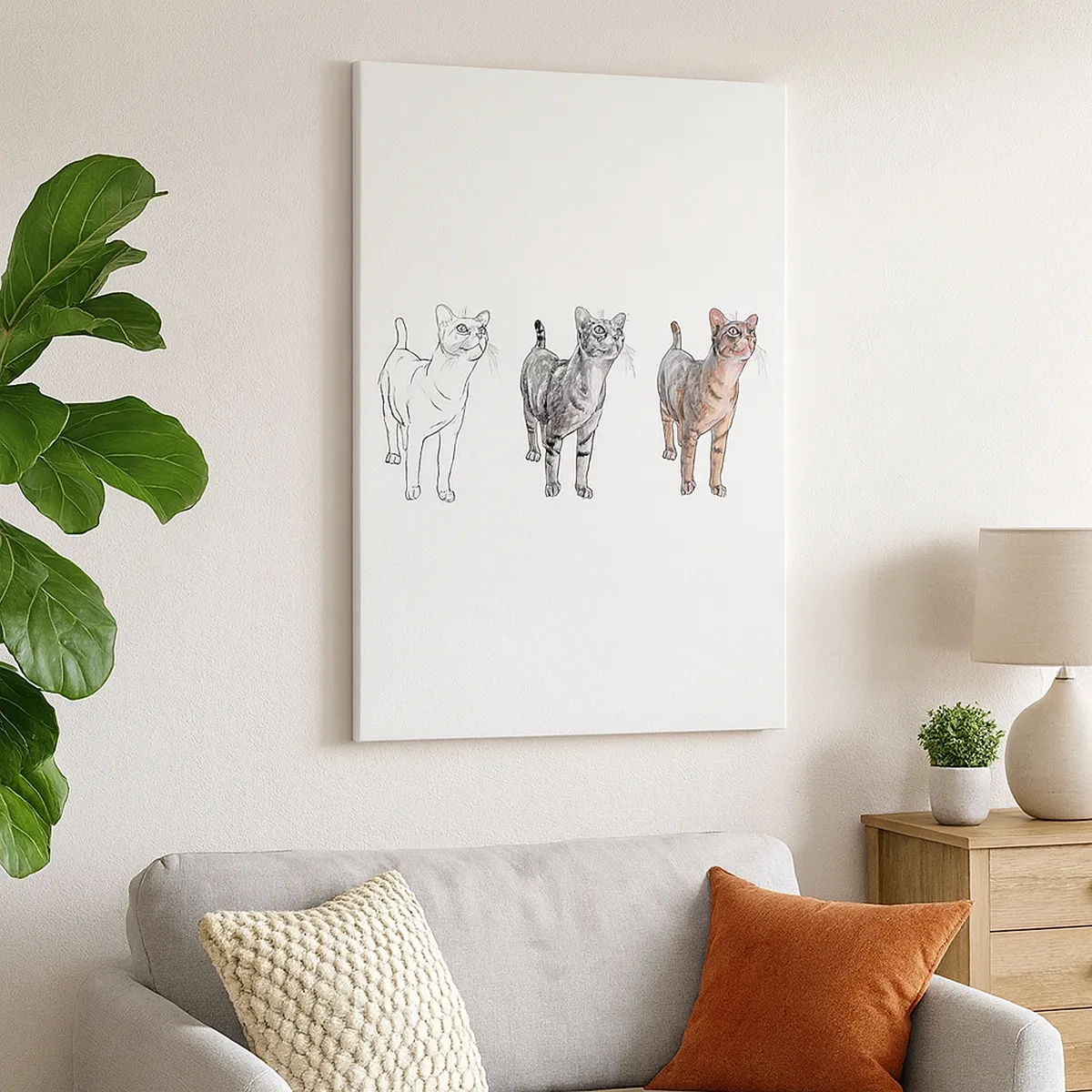 Obraz na plátně - Hodina kreslení - 50x70 cm