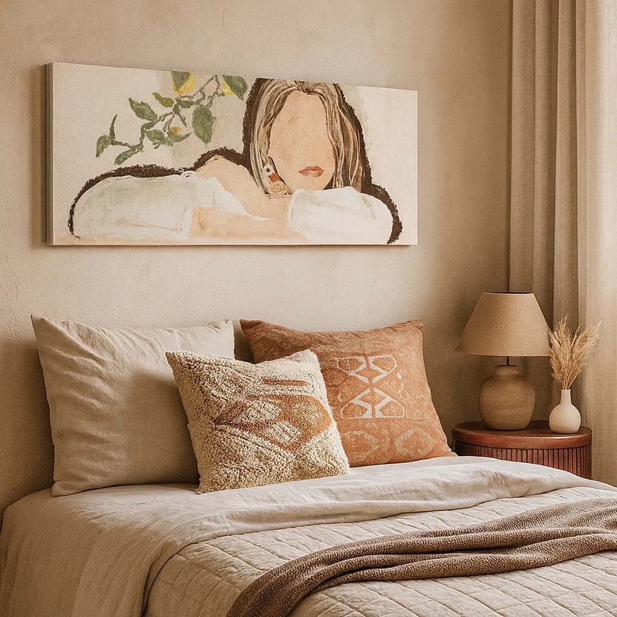 Obraz na plátně - Krasavice z jihu - 30x30 cm