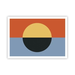 Plakát - Kompozice tepla a chladu - 100x70 cm