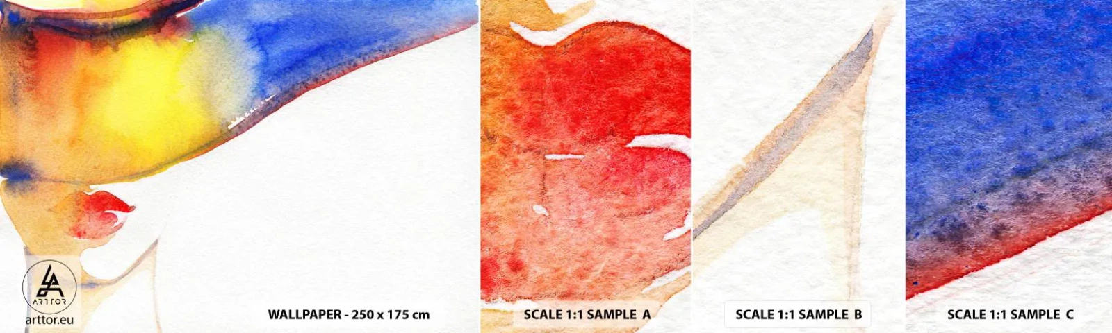 Vzor Fototapety Samolepicí Deluxe Sticker - Portrét dámy    - Abstrakce, Žena, Čepice - 100x30 cm