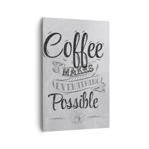 Obraz na plátně - Proč nemilovat kávu? - 80x120 cm