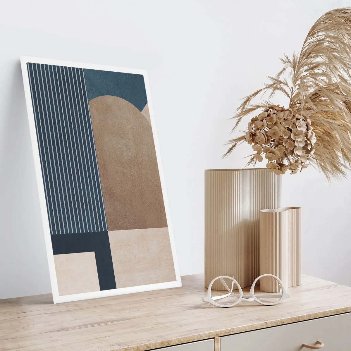 Plakát - Kompozice jednoduchosti a kulatosti - 61x91 cm