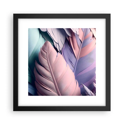 Plakát v černém rámu - Ptačí styl - 30x30 cm