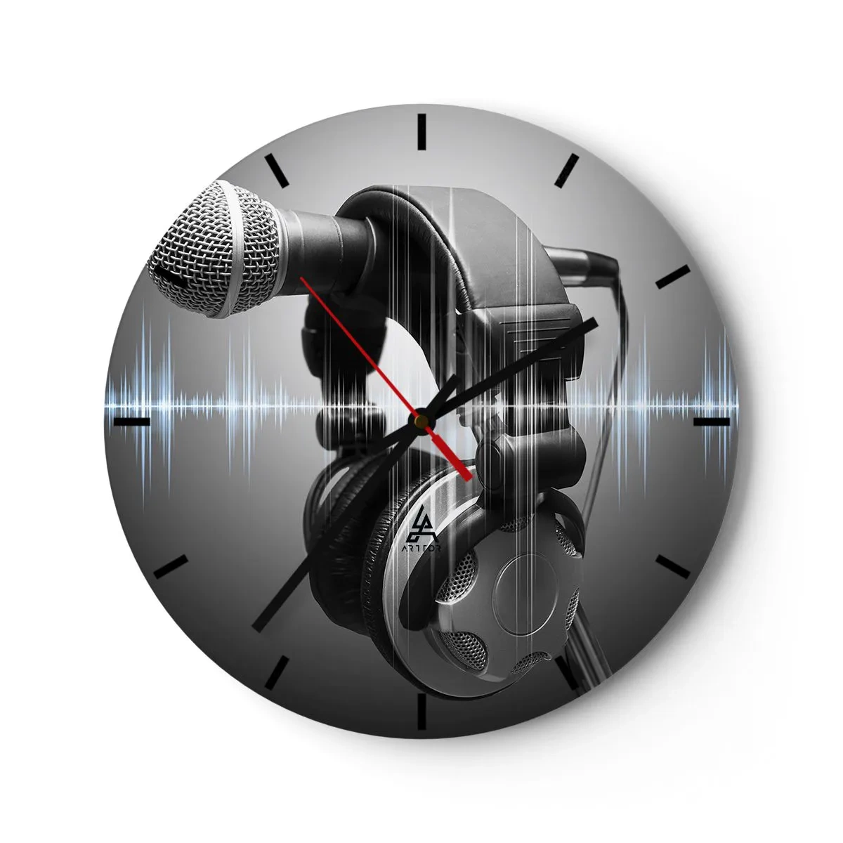 Nástěnné hodiny - Ještě je slyšet zpěv - 40x40 cm