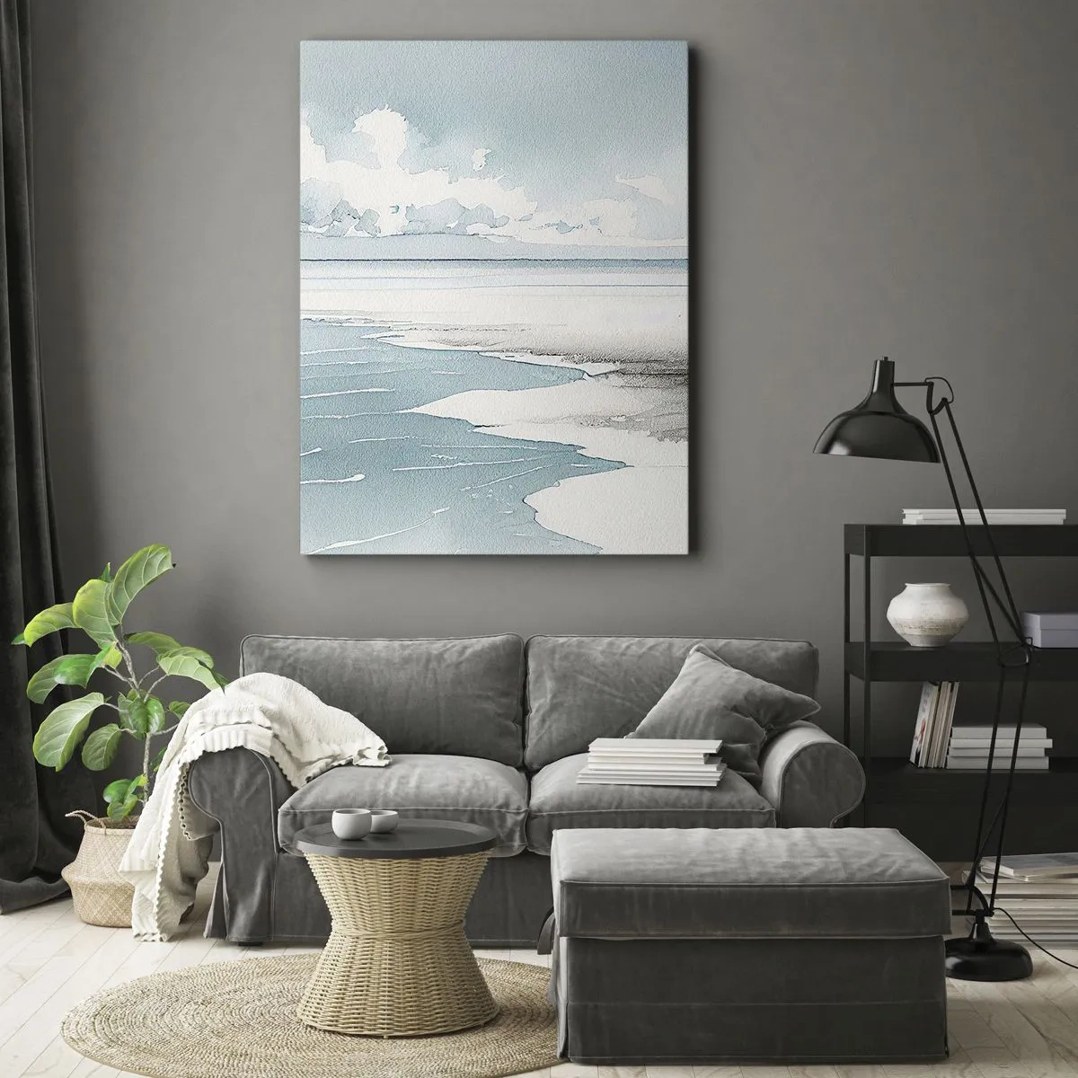 Obraz na plátně - Jemný příliv - 50x70 cm