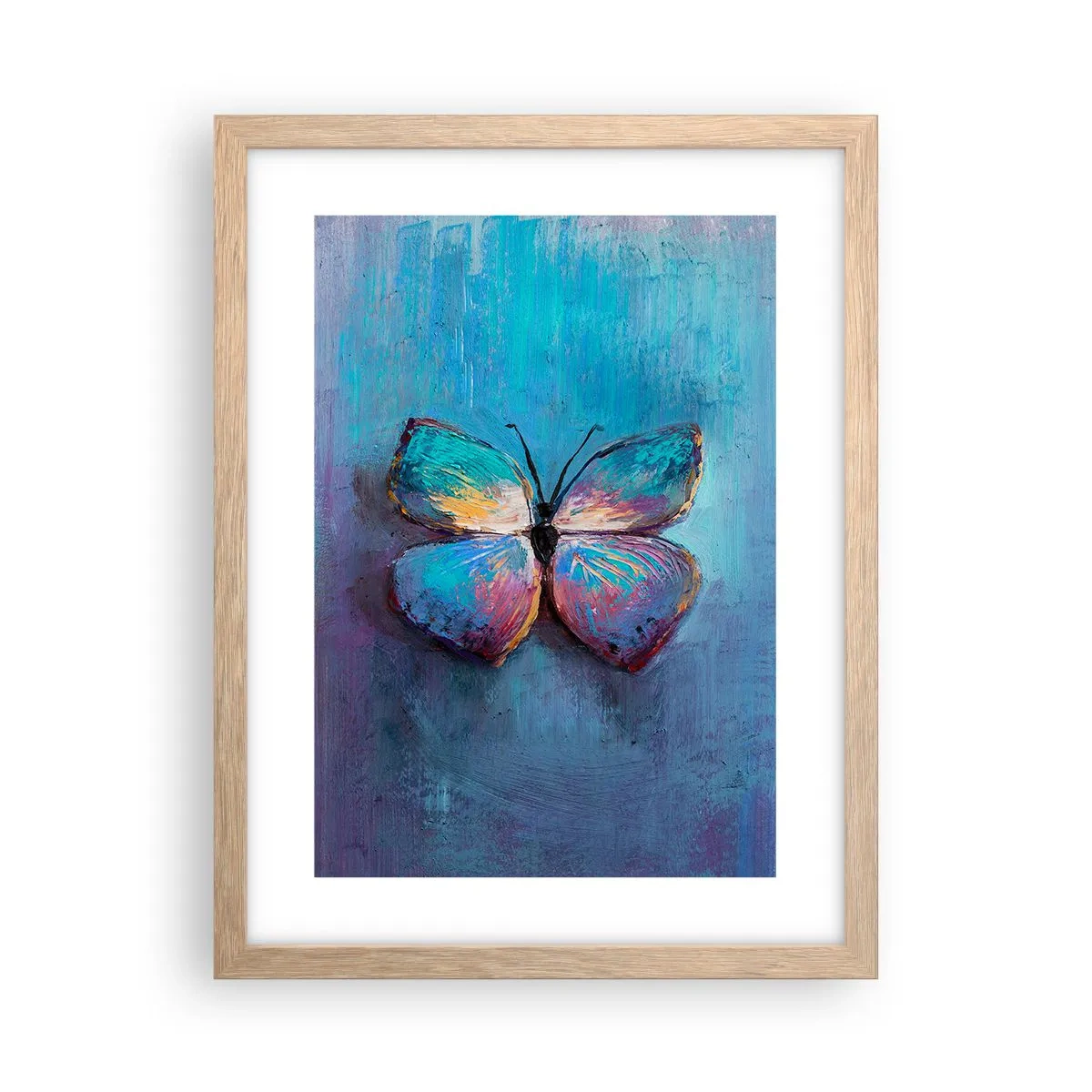 Plakát v rámu světlý dub - V celé své kráse - 30x40 cm