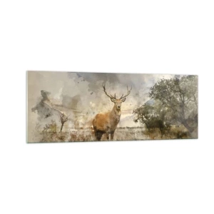 Obraz na skle - Důstojnost - síla - majestátnost - 140x50 cm
