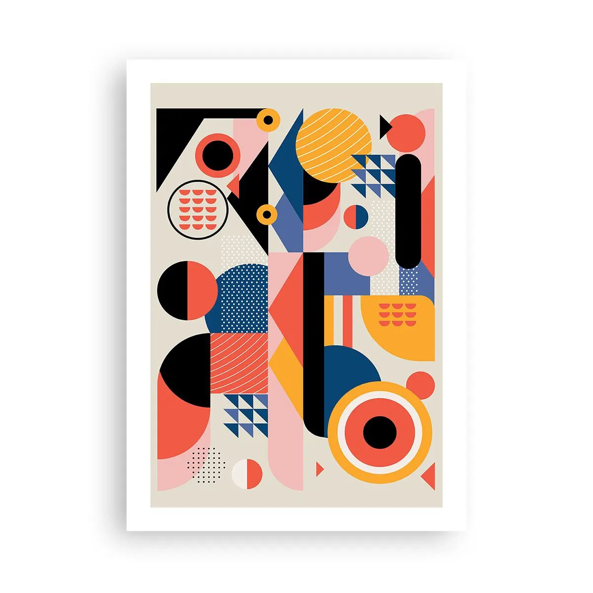 Plakát - Kompozice: pojďme si hrát - 50x70 cm