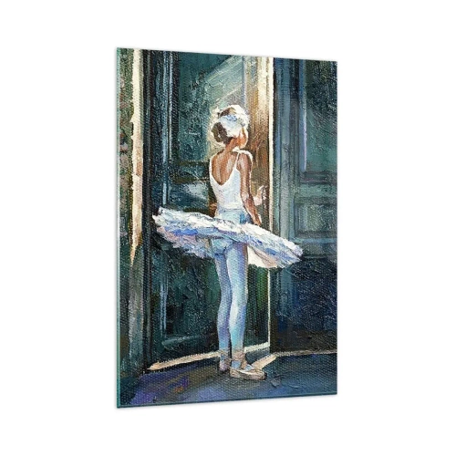 Obraz na skle - Před představením - 80x120 cm