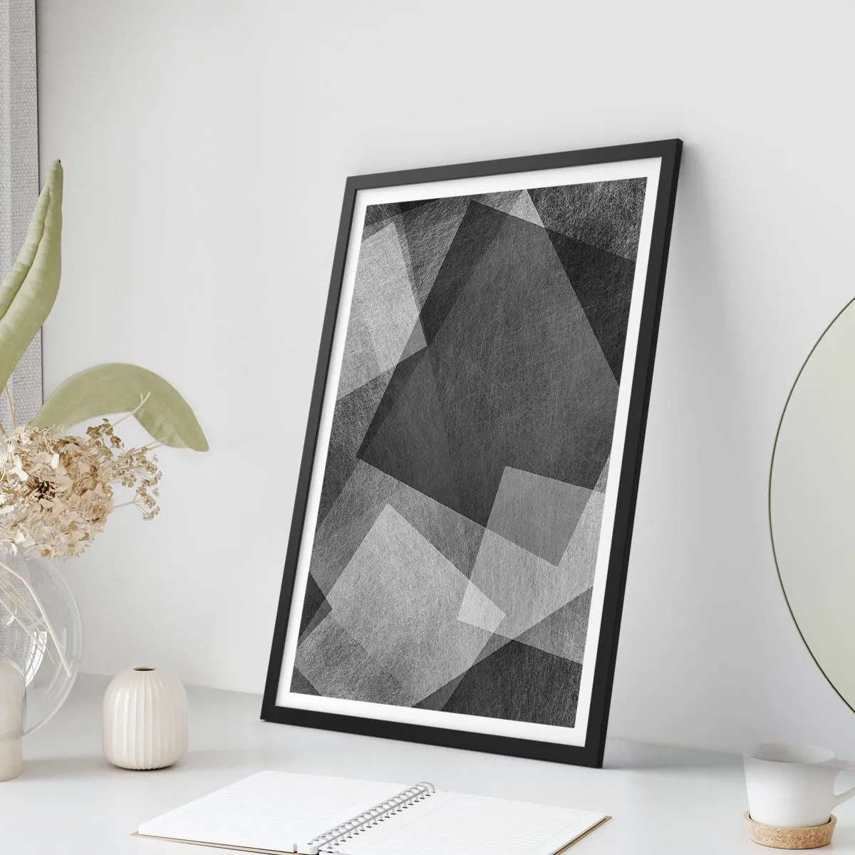 Plakát v černém rámu - Odvěký symbol trvalosti a pořádku - 70x100 cm